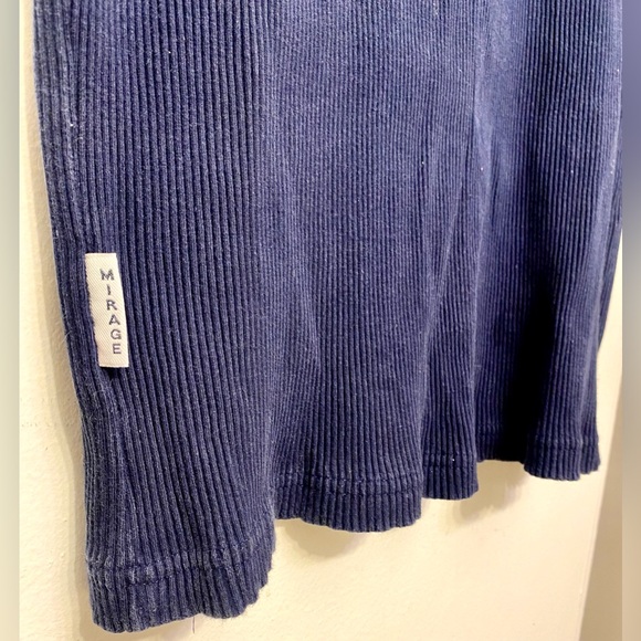 Vintage Mirage Chicago Cubs Henley Ribbed Knit Shirt Jersey Men’s XXL Blue Red - Picture 5 of 8